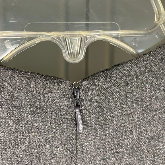 French Connection Classic Women's Sleeveless Sheath Dress (Size 0, Grey/Black) - Picture 5 of 6